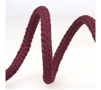 Stephanoise 8mm Round Braided Cord Burgundy - per metre