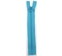Stephanoise Zip, Plastic, Turquoise, Dresses, Zipper, Sewing, Spiral, 1 Piece (40 cm)