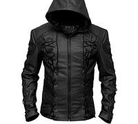 Stephen Amell Green Arrow Roy Harper Black Faux Leather Men Jackets Fashion