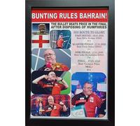 Stephen Bunting 2025 Bahrain Masters Champion - framed print