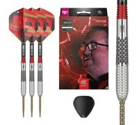 TARGET Darts Stephen Bunting G5 95% Tungsten Dart Set (18G), Steel Tip Swiss Point Darts | Generation 5 Player Edition Darts with Swiss Points, Professional Darts Set, Swiss Point Tool Included