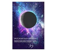 Stephen Hawking rules of the universe pre-signed Photo Poster, A4 | Unframed portrait photo poster printed on Canon Pro Lustre photographic paper for indoor wall display.