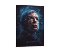 Stephen Hawking Theory Poster Poster Decorative Painting Canvas Wall Posters And Art Picture Print Modern Family Bedroom Decor Posters 12x18inch(30x45cm)