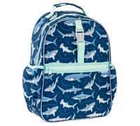 Stephen Joseph, 16-Inch Kids All Over Print Backpack for Boys & Girls, Kindergarten Elementary Kids Backpack, Lightweight Kids Backpack for Toddlers Boys Girls, Navy Shark