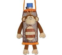 Stephen Joseph Children's Monkey Bottle Holder, Brown