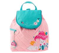 Stephen Joseph Girls' Bubblegum Pink, Mushroom, One Size, Unisex Toddler Back to School, Quilted Backpack