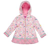 Stephen Joseph Girls Rain Coat Raincoat, Pink Unicorn, 4-5 Years