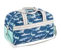 Stephen Joseph Kids' All Over Print Duffel Bag, Shark, One Size, All Over Print Duffel Bag