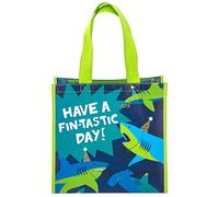 Stephen Joseph Kids Medium Recycled Gift Bag, Shark, 1 Count (Pack of 1)