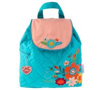 Stephen Joseph Kids Quilted Backpack, Turquoise Floral, One Size