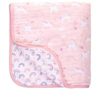 Stephen Joseph Muslin Stroller Blankets Unicorn