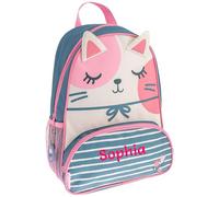 Stephen Joseph Personalised Child Backpack with Cat Design Personalised Girl Kid Backpack