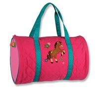 Stephen Joseph Quilted Duffle, Girl Horse