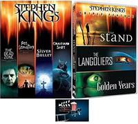 Stephen King 7 Movie & TV Mini Series Collection DVD Set Includes Glossy Print Cinema Art Card