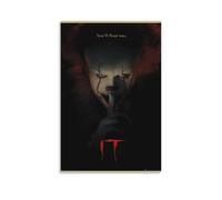 Stephen-King-horror It Movie Poster Decorative Painting Canvas Wall Art Living Room Poster Bedroom Painting Wall Art Picture Print Modern Family Room Decor 24 x 36 Inches (60 x 90 cm)