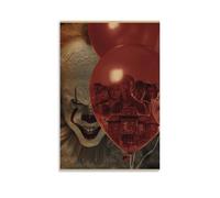 Stephen-King-it Movie Poster Decorative Painting Canvas Wall Art Living Room Poster Bedroom Painting Wall Art Picture Print Modern Family Room Decor 12 x 18 Inches (30 x 45 cm)