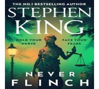 Stephen King Never Flinch Hardback Book in White Stephen King White