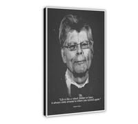 Stephen King Posters Motivational Quote 1 Canvas Poster Bedroom Decor Landscape Office Room Decor Gift 20x30inch(50x75cm)