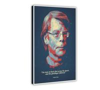 Stephen King Posters Motivational Quote 5 Canvas Poster Wall Art Decor Print Picture Paintings for Living Room Bedroom Decoration 16x24inch(40x60cm)