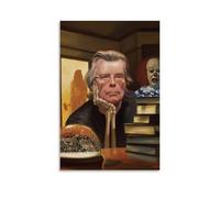 Stephen KingArt Canvas Print of Oil Paintings Reproduction Modern Canvas Print Artwork Abstract Landscape Pictures Printed on Canvas Wall Art for Home Office DecorationsUnframe-style08x12inch(20x30cm)