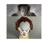 Stephen King's It Mask Pennywise Horror Clown Joker Headcover Cosplay Halloween