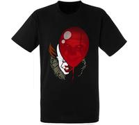Stephen King's IT Pennywise The Dancing Clown Halloween Mens t-Shirt Adult Top Size XL Black