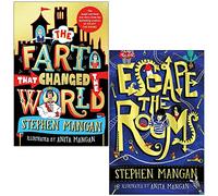Stephen Mangan Collection 2 Books Set (The Fart that Changed the World, Escape the Rooms)