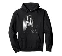 Stephen Tyler Aerosmith Singer By Andy Willsher Pullover Hoodie