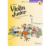 Violin Junior: Concert Book 1 - A Creative Violin Method for Children - Violin and Piano Sheet Music - Schott Music (ED 23121): Livre de concerts 1