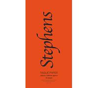 Stephens 750 x 500 mm Tissue Paper - Orange, 10 Sheets
