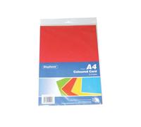 Stephens Assorted Coloured Card (Pack of 80) RS242451