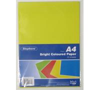 Stephens Bright Coloured Paper 80gsm 25 Sheets, Great For Printing, Photocopying, Card Making, Decoupage, And Scrapbook Designs, Perfect Cardboard Base For Craft Projects, Essential Stationery Item