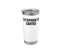 Stephen's Coffee Stephen Name Personalized Stainless Steel Insulated Tumbler