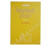 Stephens Layout Pad A3 50gsm 50 Sheets, Ideal for Sketch, Drawing, Rough Drafting and Developing Ideas, Great for Architect Preparing Final Plans and Ideas