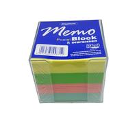 Stephens Note Paper Memo Block Dispenser Pastel Colour, Ideal Desk Note Paper Holder For Taking Phone Message, Jotting Down Shopping Lists, Dates And Upcoming Events, For Home, Office, Business School