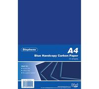 Stephens Special Quality Typewriter Carbon Paper Blue A4 10 Sheets for Tracing, Making A Print, Transfer Or Copy, Ideal for Classroom, Home and Office