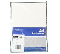 Stephens Special Tracing Paper A4 Size 45gsm 10 Sheets, Ideal For Copy, Transfer, Tracing Pattern Or Images, Use With Paper, Glass, Metal, Ceramic, Clay, wood, Excellent Transparency