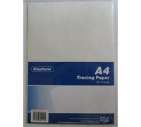 Stephens Special Tracing Paper A4 Size 45gsm 20 Sheets, Ideal For Copy, Transfer, Tracing Pattern Or Images, Use With Paper, Glass, Metal, Ceramic, Clay, wood, Excellent Transparency