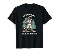 Stephens State Park New Jersey Hiking Trail Raccoon T-Shirt