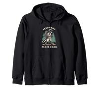 Stephens State Park New Jersey Hiking Trail Raccoon Zip Hoodie