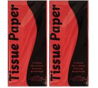 Stephens Tissue Paper - Red, 750 x 500mm (30 x 20 Inches), 30 Sheets for Christmas Wrapping, Craft & Gift Packaging (Pack of 2)
