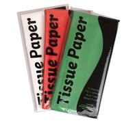 Stephens Tissue Paper - Red, Green, White, 750 x 500mm (30 x 20 Inches), 90 Sheets for Christmas Wrapping, Craft, Gift Boxes & Bags