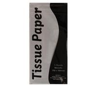 Stephens Tissue Paper Silver Coloured 750 x 500mm 10 Sheets, Acid-Free, Essential For Art & Craft Enthusiasts, Ideal For Making Pom-Poms, Paper Flowers, Accessories, Or Simple Gift Wrap Packaging