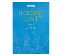 Stephens Tracing Paper Pad A3 Size 73gsm 30 Sheets, Ideal for Copy, Transfer, Tracing Pattern Or Images, Use with Paper, Glass, Metal, Ceramic, Clay, Wood, Excellent Transparency
