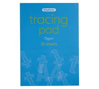 Stephens Tracing Paper Pad A4 Size 73gsm 30 Sheets, Ideal For Copy, Transfer, Tracing Pattern Or Images, Use With Paper, Glass, Metal, Ceramic, Clay, wood, Excellent Transparency