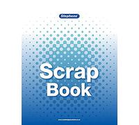 Stephens White Coloured Large Paper Scrapbook Pad, Perfect For Drawing, Colouring, Creating A Sketch or Doodle, Or As A Notebook, For Adults And Kids