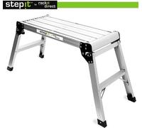 Stepit 150Kg Aluminium Work Platform, Folding Step Up, Secure Lock, 150Kg High Capacity
