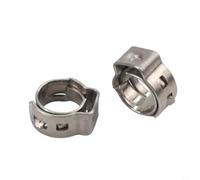 Stepless Hose Clamps 5.3-16.6mm Range 25pcs Pack(7MM) | 304 stainless steel, rust resistant, for durable long-term use, 25 pieces per pack, free