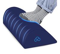 StepLively Foot Rest Ergonomic Pillow for Under Desk at Work, Anti-Fatigue Footrest Support Pillow for Fatigue & Pain Relief, Comfortable for Office Chair, Car Seat & Gaming Chair - Blue, Large