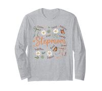 Stepmom Chosen Loved Family Support Design Long Sleeve T-Shirt